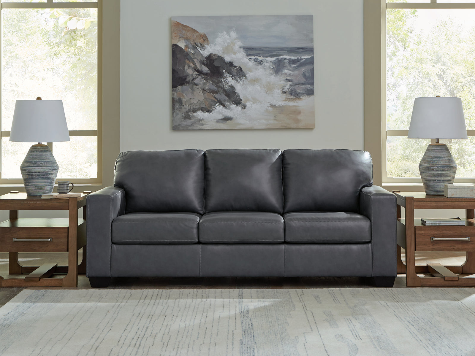 main view of Bolsena Admiral Leather Sofa furniture