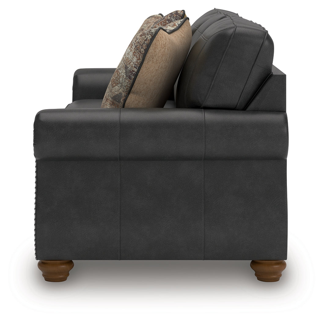 Side alternative view showing sofa profile
