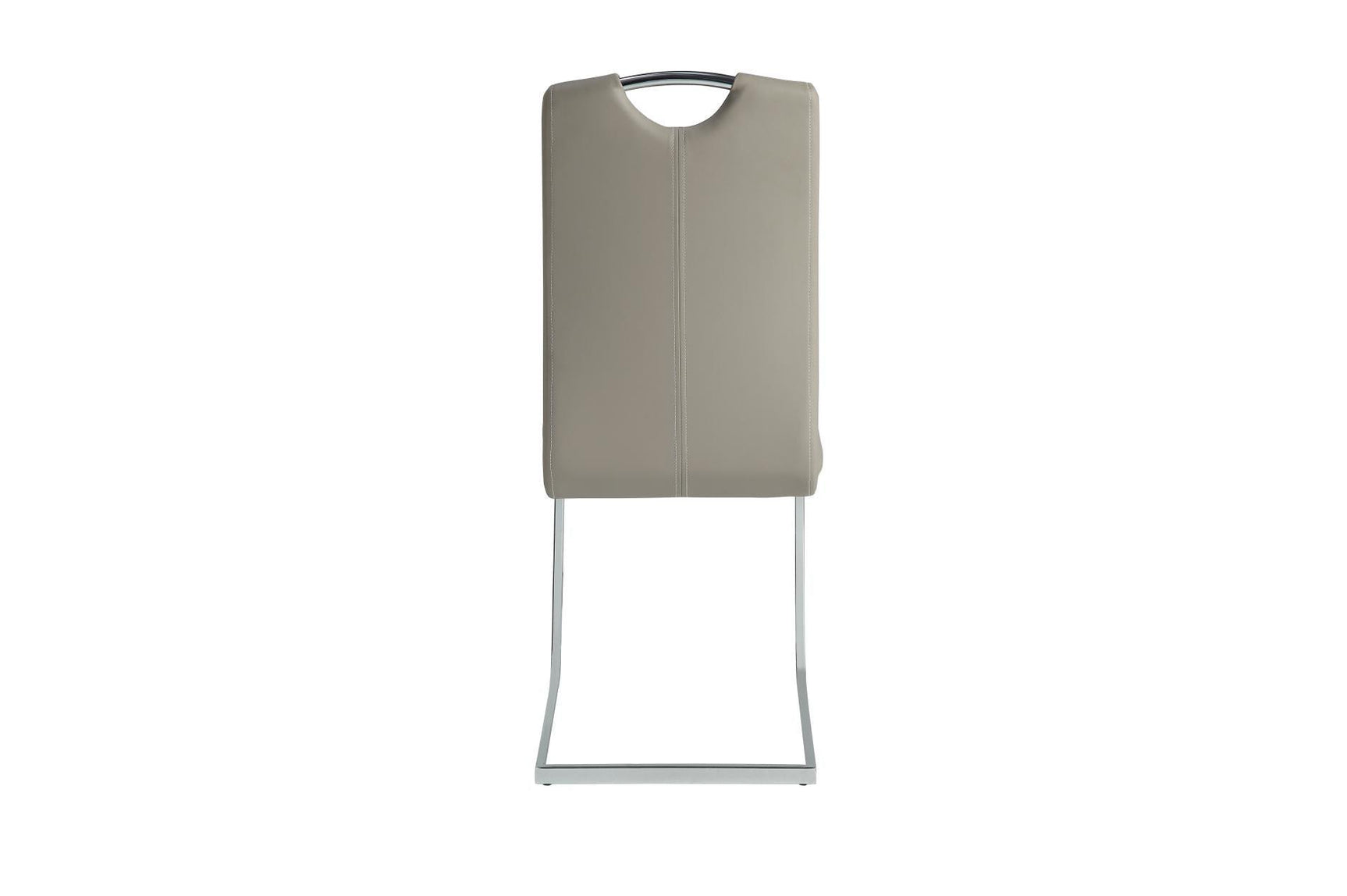 back view of Glissand dining chairs and table
