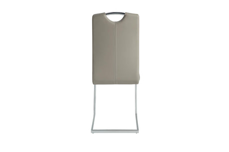 back view of Glissand dining chairs and table