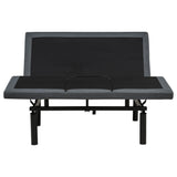 Weston Queen Dual-Motor Massage Adjustable Bed Base in Black and Grey — product image 5