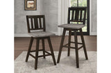 Room view of Amsonia dining set with table and upholstered side chairs