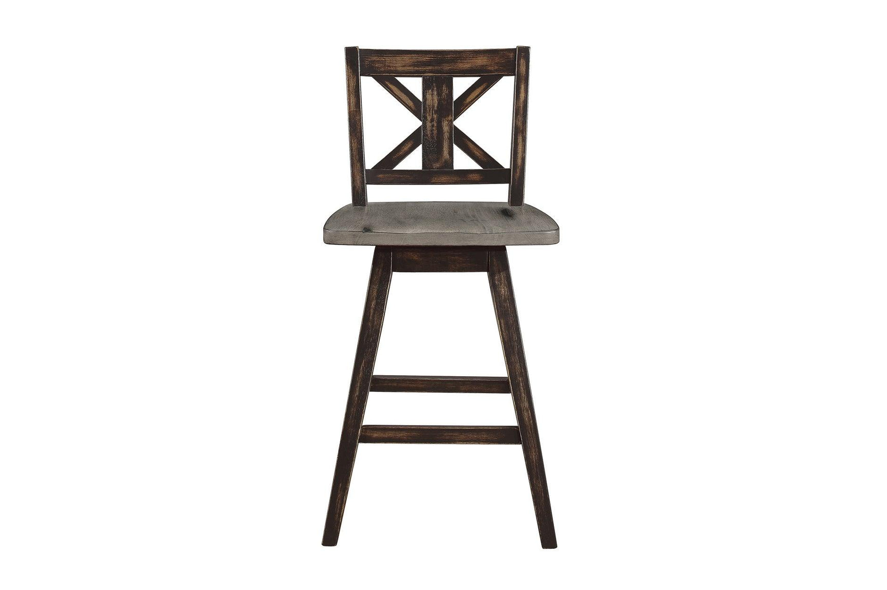 Detail of side chair upholstery and frame