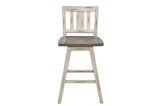 Amsonia White Gray Counter Height Dining Set front view