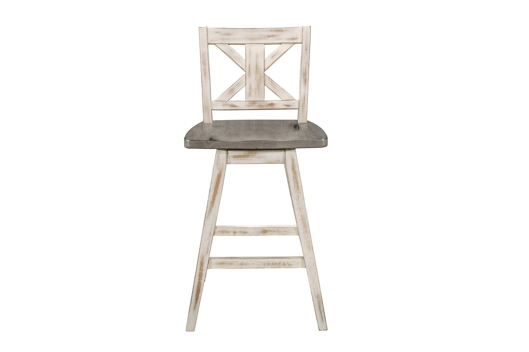 detail view of Amsonia White Sand Rectangular Counter Height Set furniture