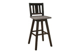 Side view of dining chair in set