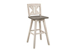 Back view of Amsonia White Sand dining chair