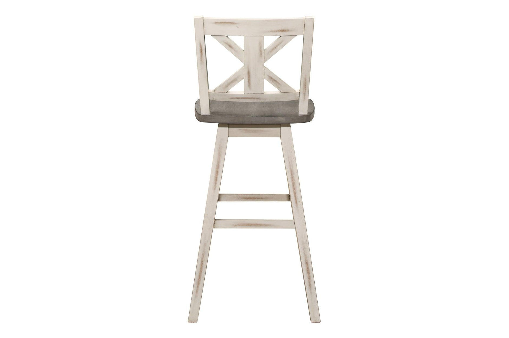detail view of Amsonia White Sand Rectangular Counter Height Set furniture