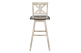 main view of Amsonia White Sand Rectangular Counter Height Set furniture