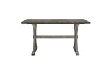 detail view of Amsonia White Sand Rectangular Counter Height Set furniture