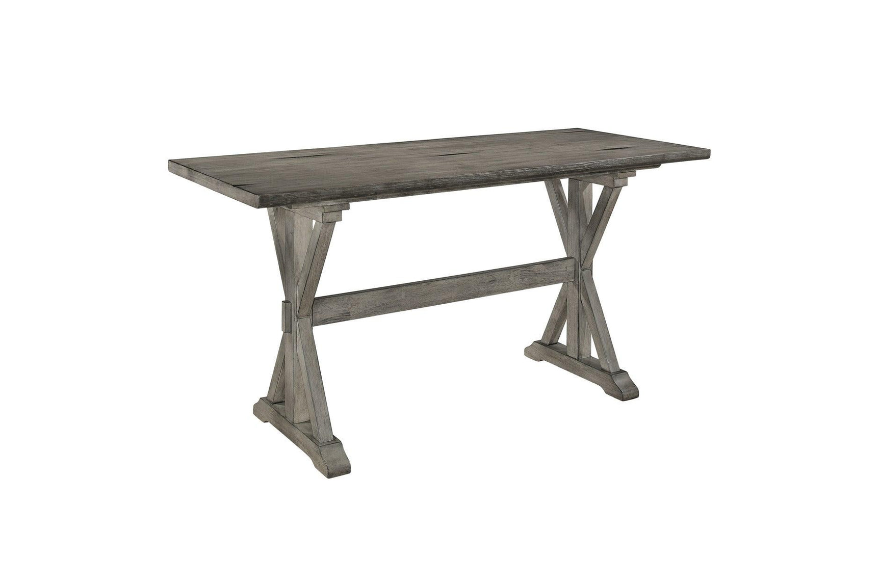 main view of Amsonia White Sand Rectangular Counter Height Set furniture