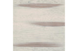 side view of Amsonia White Sand Rectangular Counter Height Set furniture