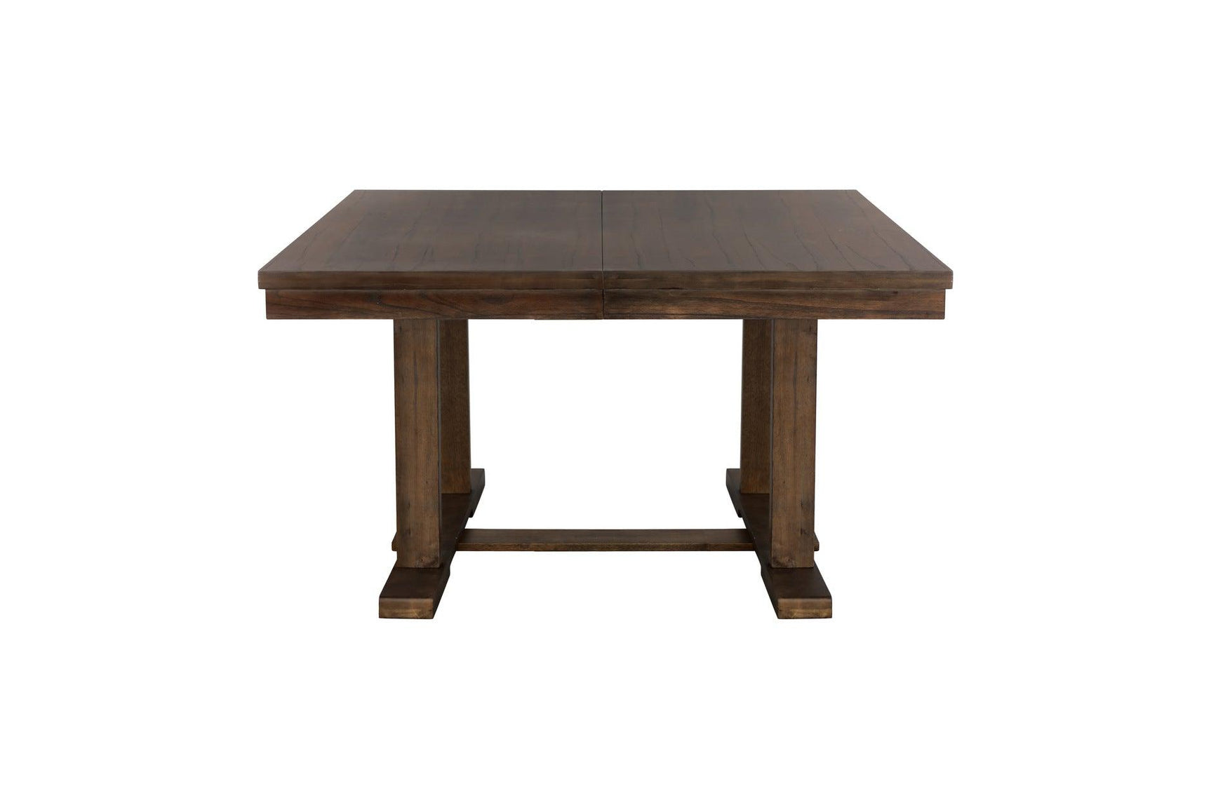 Room view of Wieland brown rectangular dining set