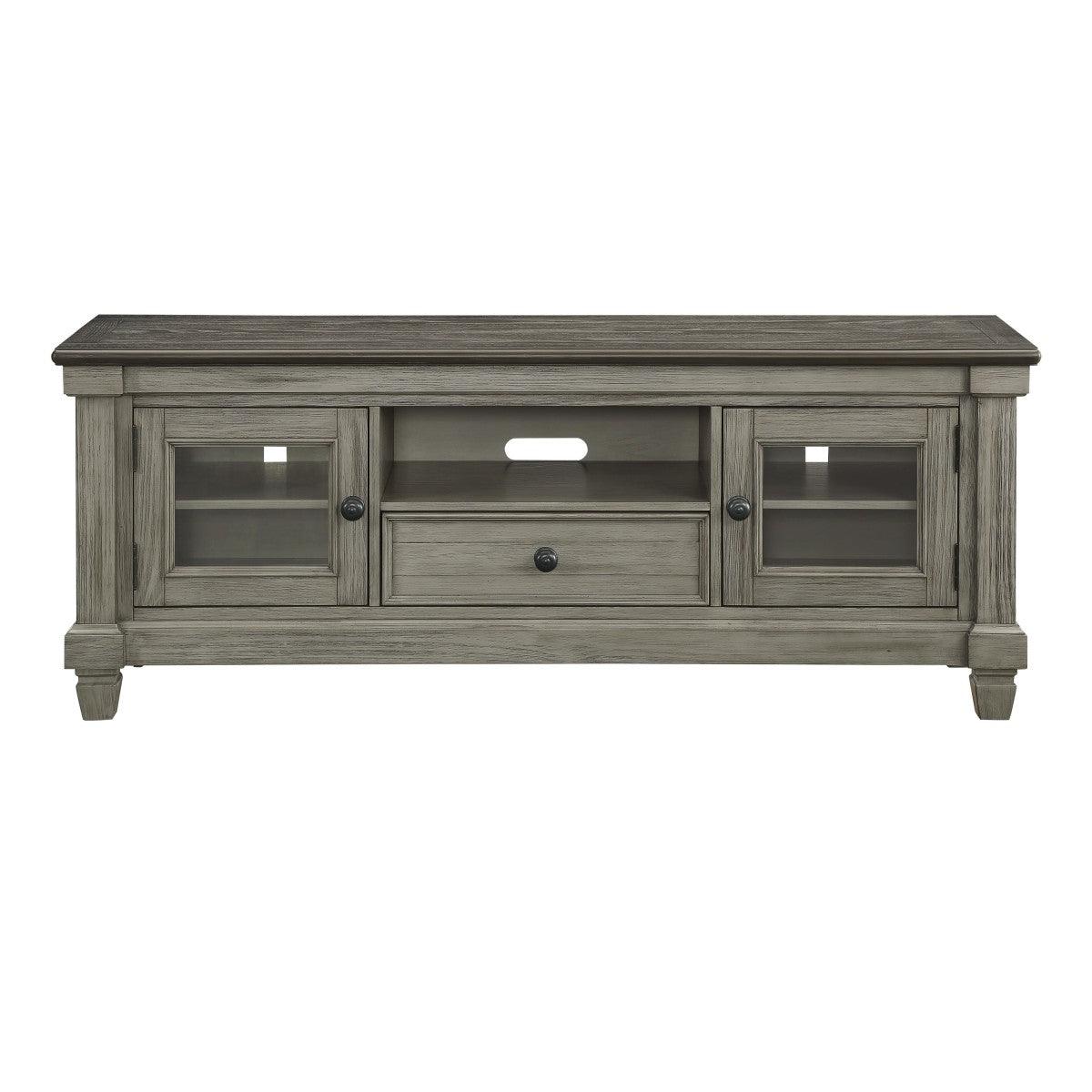 Granby Coffee And Antique White Oak And Rubberwood Veneer, Wood And Engineered Wood Tv Stand - Ella Furniture