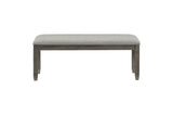 Granby Gray Fabric Rectangular Dining Room Set dining scene