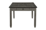 Granby Gray Fabric Rectangular Dining Room Set side view