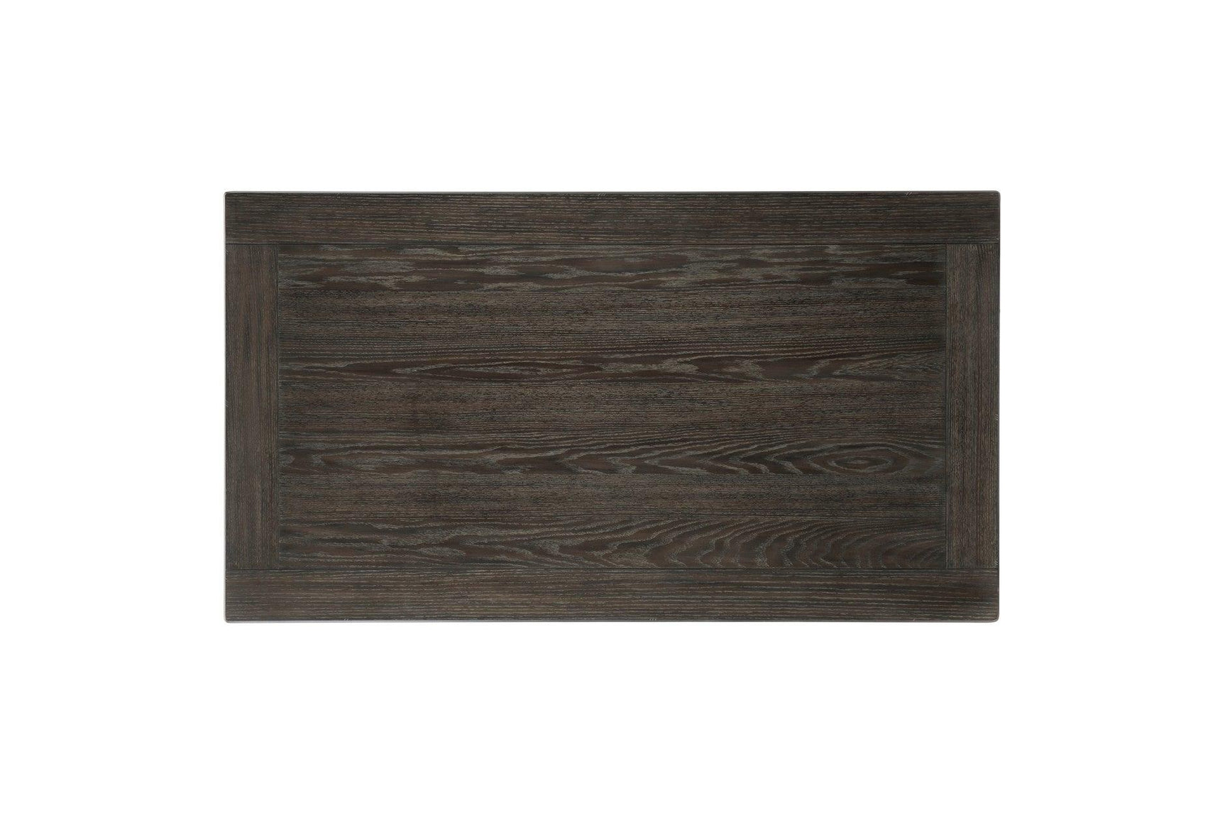 Granby Gray Fabric Rectangular Dining Room Set top view