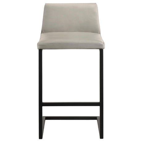 Vardon Genuine Leather Tan Bar Stool Set of 2 — product image 3