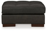 Luigi Thunder ottoman head-on view