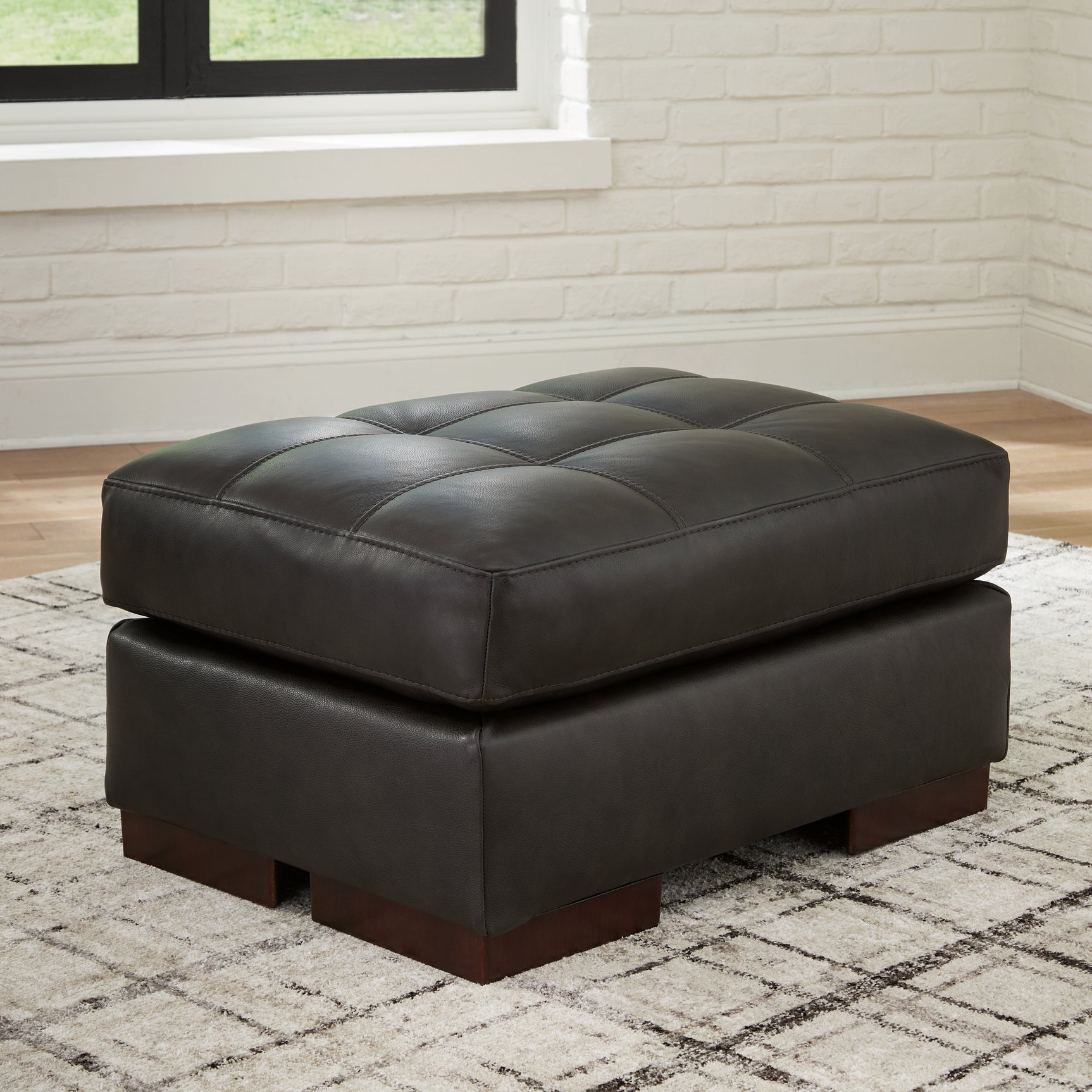 side view of Luigi Thunder Sofa, Loveseat, Chair and Ottoman furniture