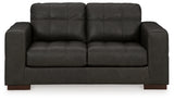 side view of Luigi Thunder Sofa, Loveseat, Chair and Ottoman furniture