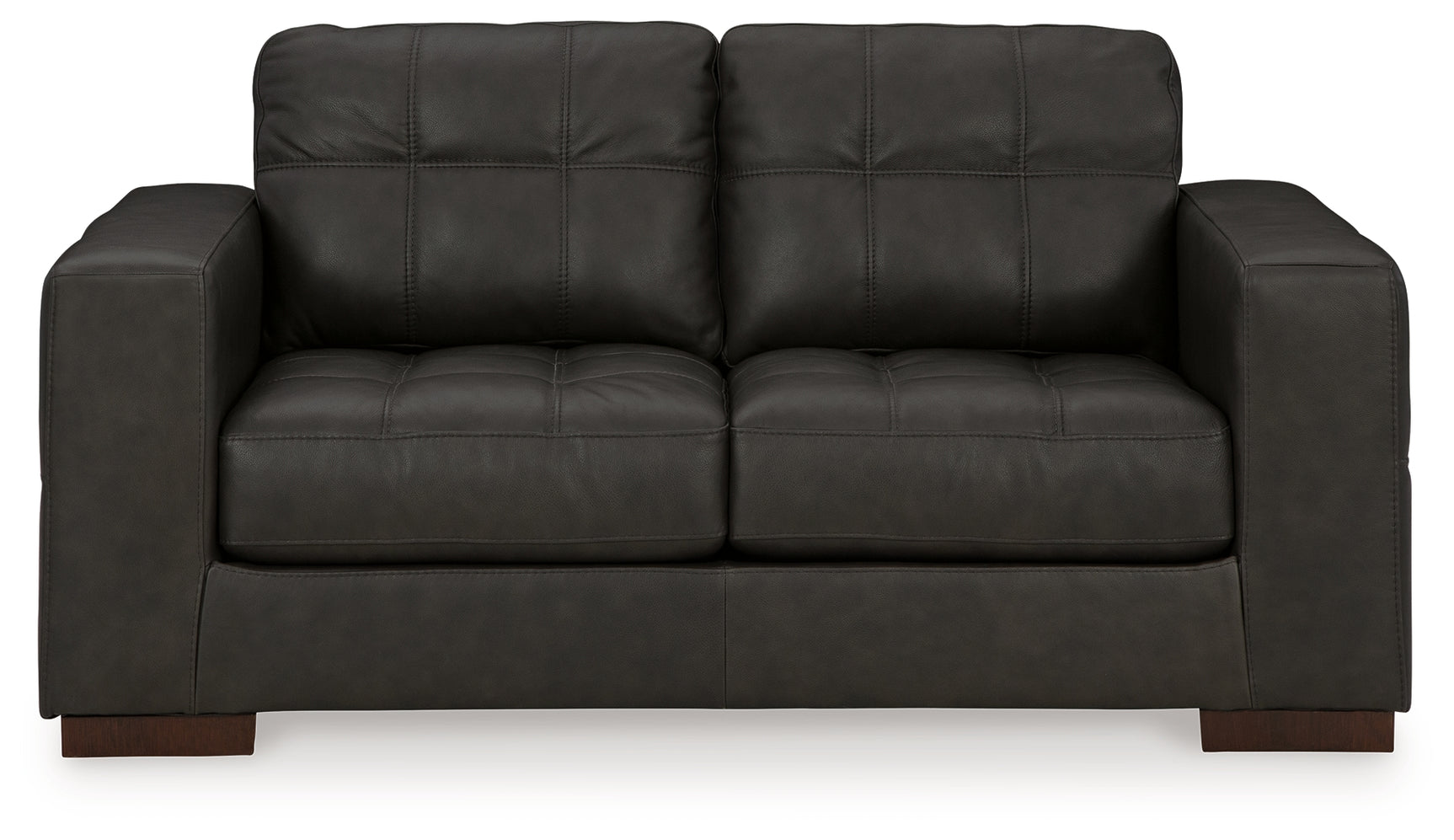 side view of Luigi Thunder Sofa, Loveseat, Chair and Ottoman furniture