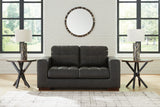 side view of Luigi Thunder Sofa, Loveseat, Chair and Ottoman furniture