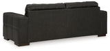 side view of Luigi Thunder Leather Sofa furniture
