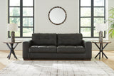 main view of Luigi Thunder Leather Sofa furniture