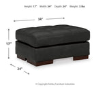 main view of Luigi Thunder Sofa, Loveseat, Chair and Ottoman furniture