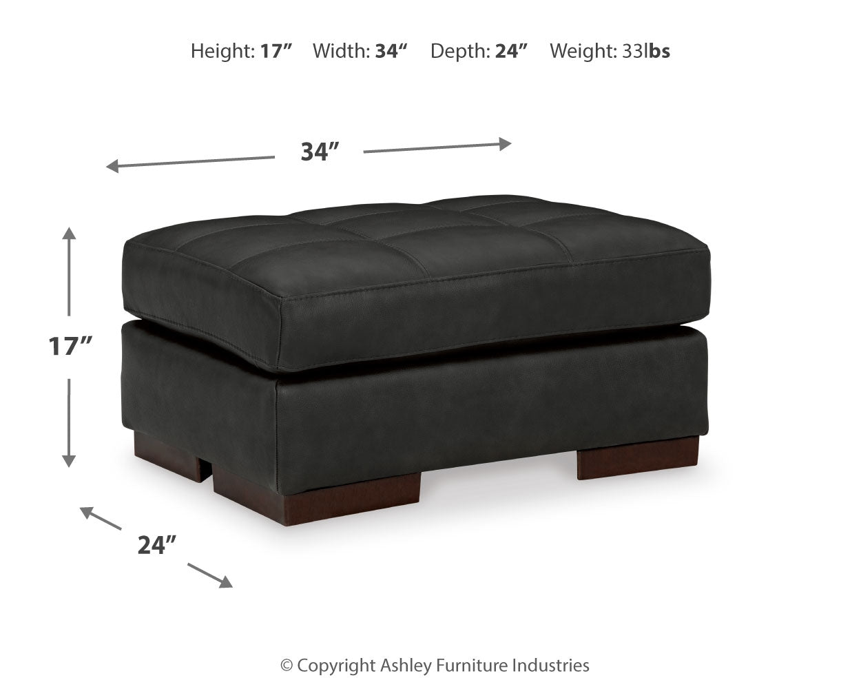 main view of Luigi Thunder Sofa, Loveseat, Chair and Ottoman furniture