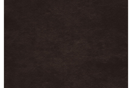Side profile of Oxton Espresso faux leather upholstered chair