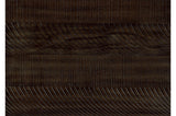 Front view of Oxton rustic solid wood counter height dining table