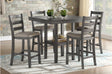 Sharon Gray Counter Height Dining Set main view