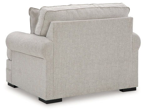 Eastonbridge Shadow Chair and Ottoman shown with living room decor