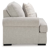 Eastonbridge Shadow sofa chaise, chair, and ottoman set in Shadow fabric