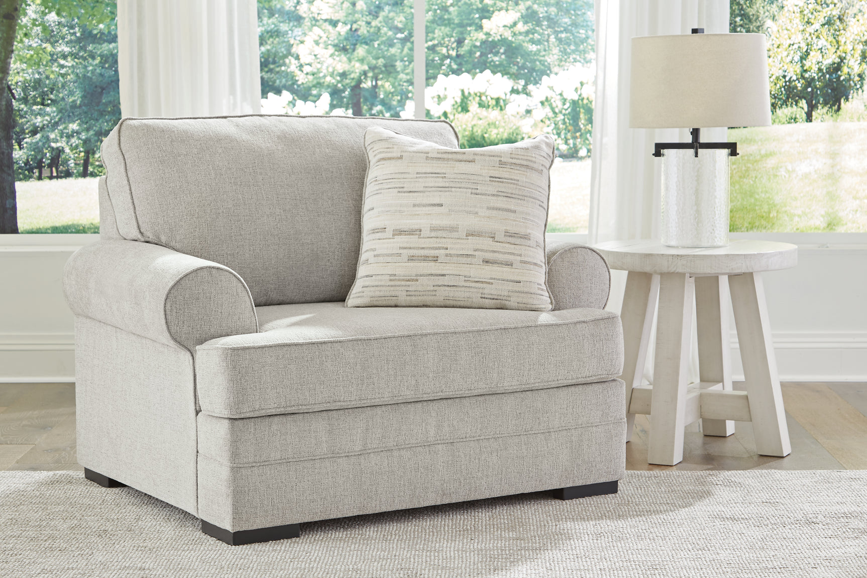 Eastonbridge Shadow Ottoman top view