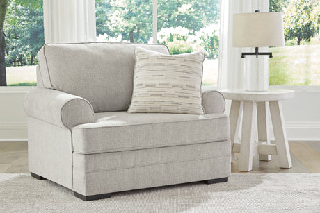 Eastonbridge Shadow Ottoman top view