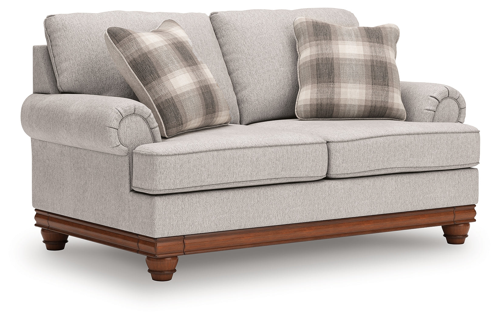 main view of Clearbrooke Sandstone Sofa and Loveseat furniture