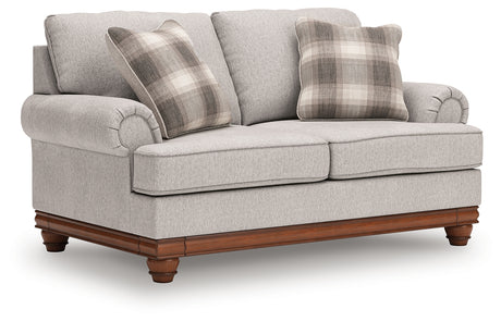 main view of Clearbrooke Sandstone Sofa and Loveseat furniture