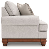 side view of Clearbrooke Sandstone Sofa and Loveseat furniture