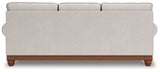 detail view of Clearbrooke Sandstone Sofa and Loveseat furniture