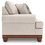 Close-up detail of Clearbrooke sandstone chenille sofa upholstery
