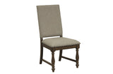 Side profile of side chairs