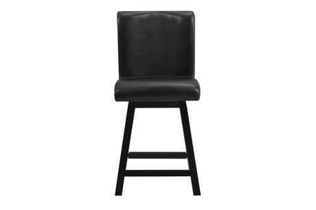 Detailed view of table corner and chair leg