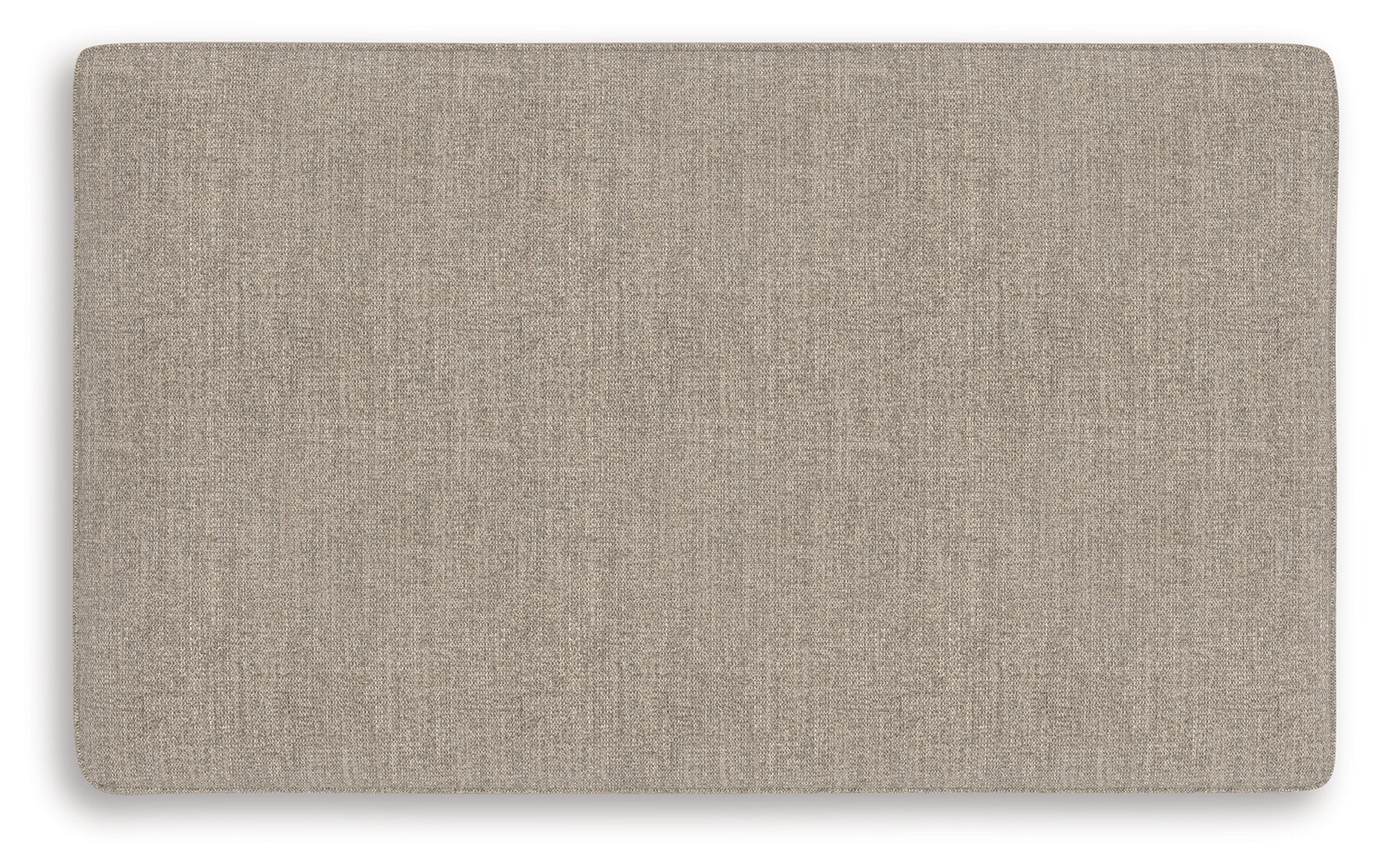 Sararose Heather chenille ottoman top view