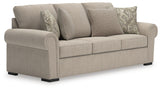 Sararose Heather Chenille Sofa main front view