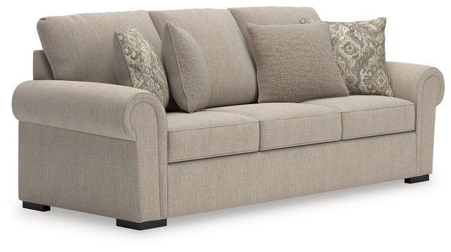 Sararose Heather Chenille Sofa main front view
