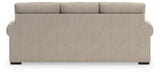 Back view of Sararose Heather Chenille Sofa