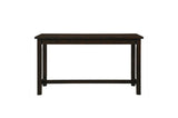 Side view of dining table in Connected Espresso Set
